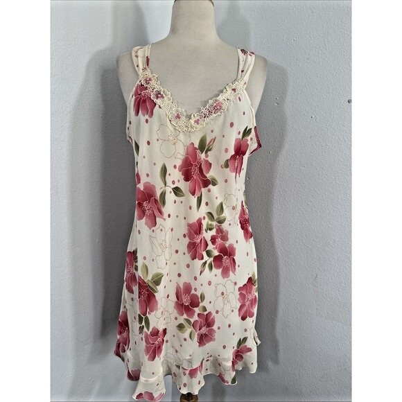 Expressions Dresses & Skirts - Expressions Slip‎ Dress Womens M Floral Feminine Fairy Sabrina Carpenter Y2K